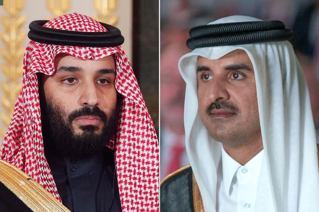 أمير قطر وولي العهد السعودي يدعوان لوقف الحرب بغزة