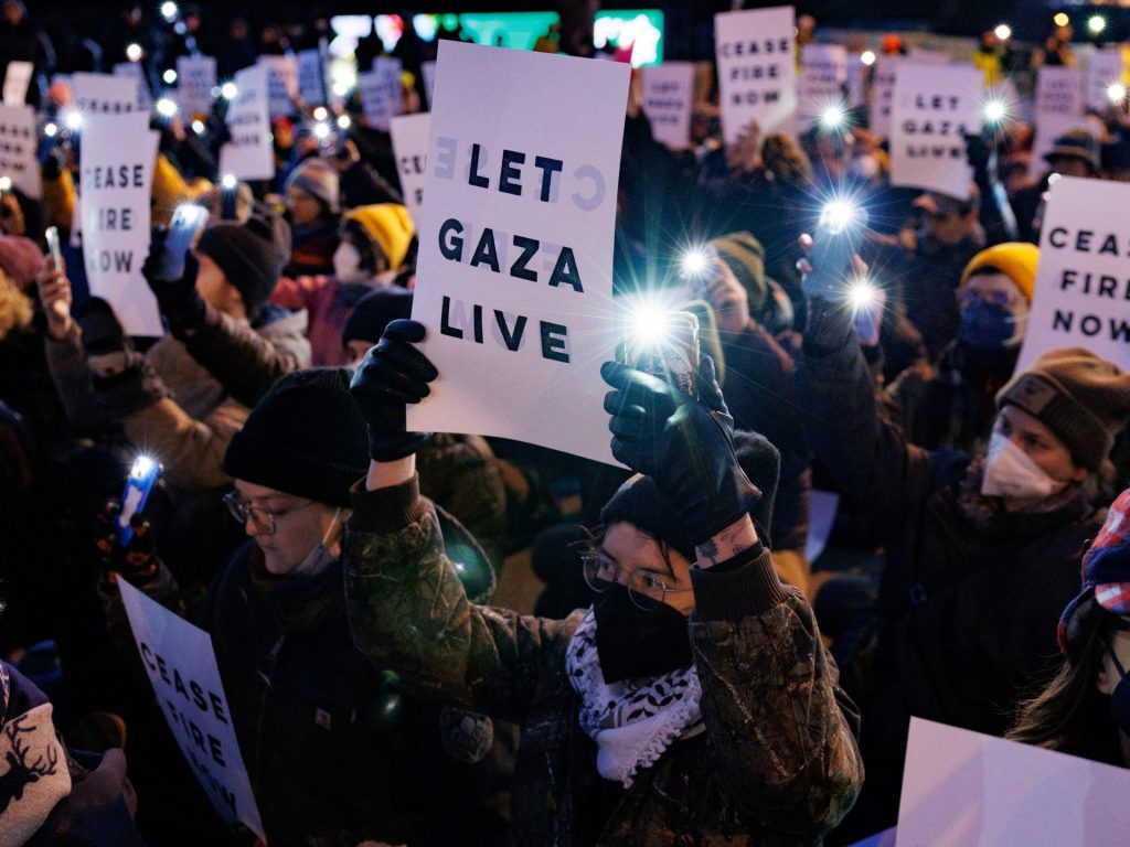 احتجاجات بمدن أميركية ضد العدوان الإسرائيلي على غزة