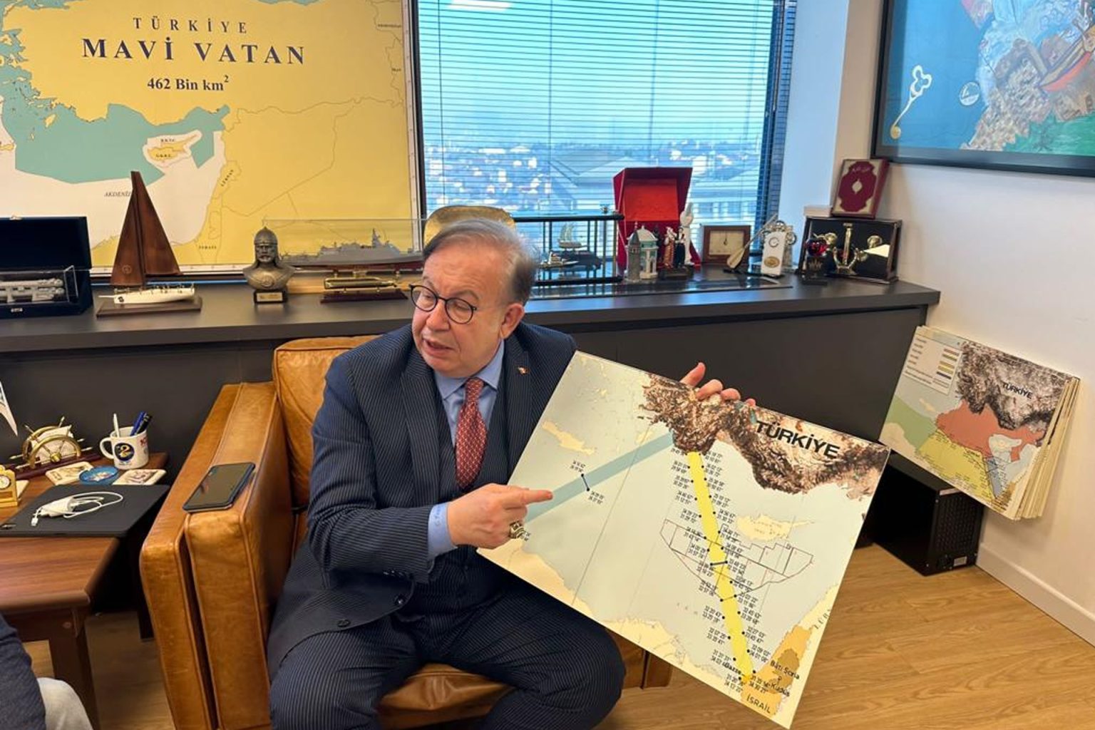 أميرال تركي: ترسيم الحدود البحرية سيرفع الحصار عن غزة