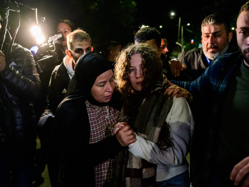 عهد التميمي حرة مجددا