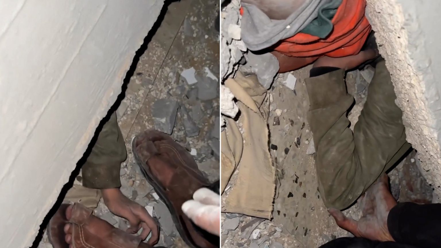 “أمانة طلعني”.. سيدة فلسطينية توجه نداء استغاثة من تحت الركام بغزة