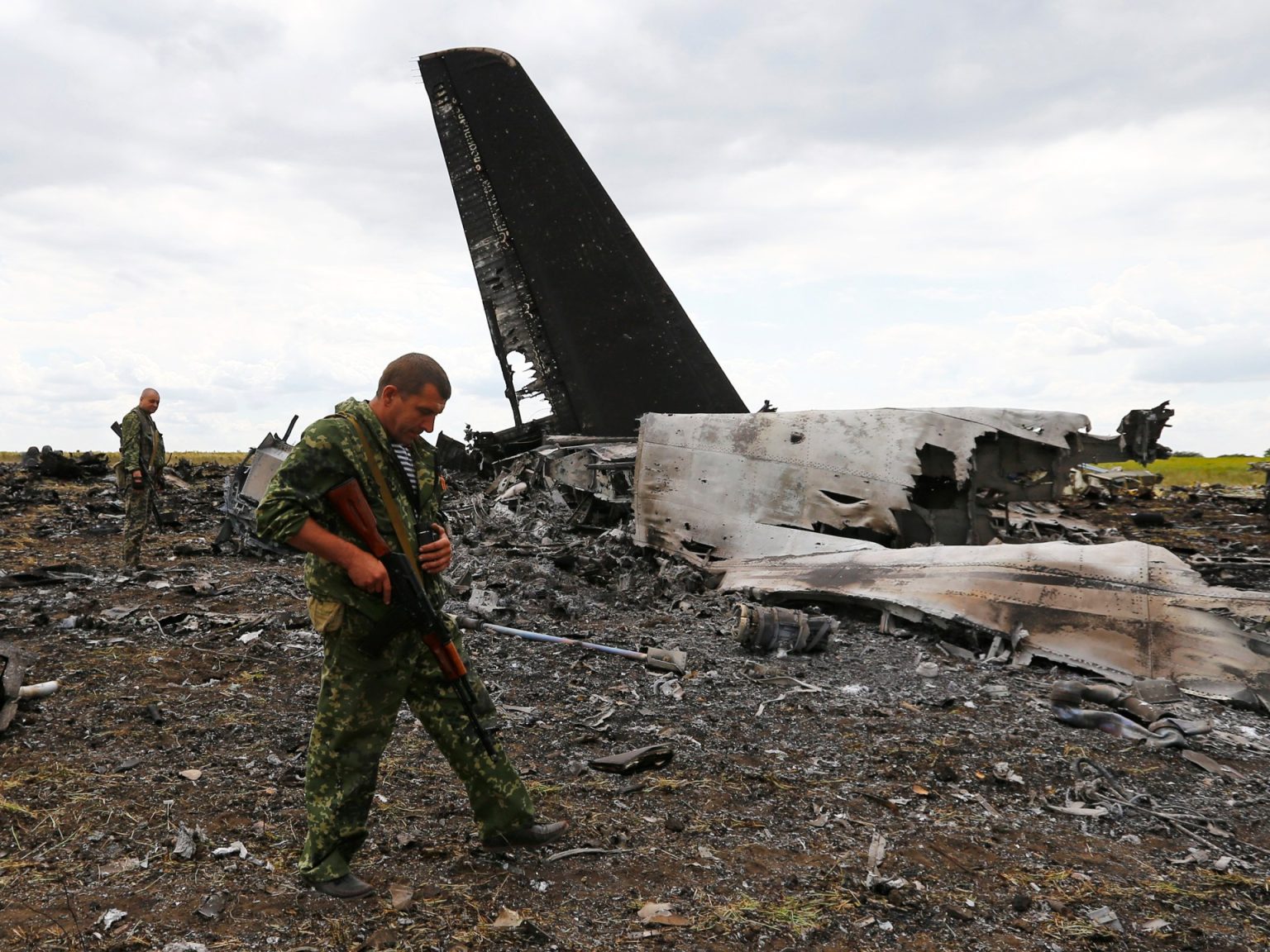 تحطم طائرة عسكرية روسية على متنها 65 أسيرا أوكرانيا