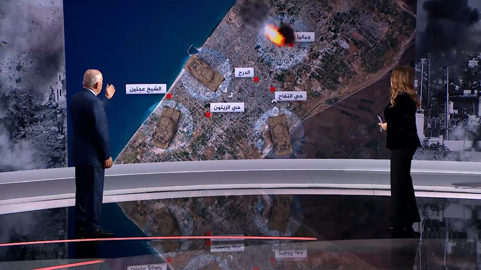 اللواء الدويري: إسرائيل تحاول السيطرة على جبل الريس لتأمين خروج قواتها من الشمال