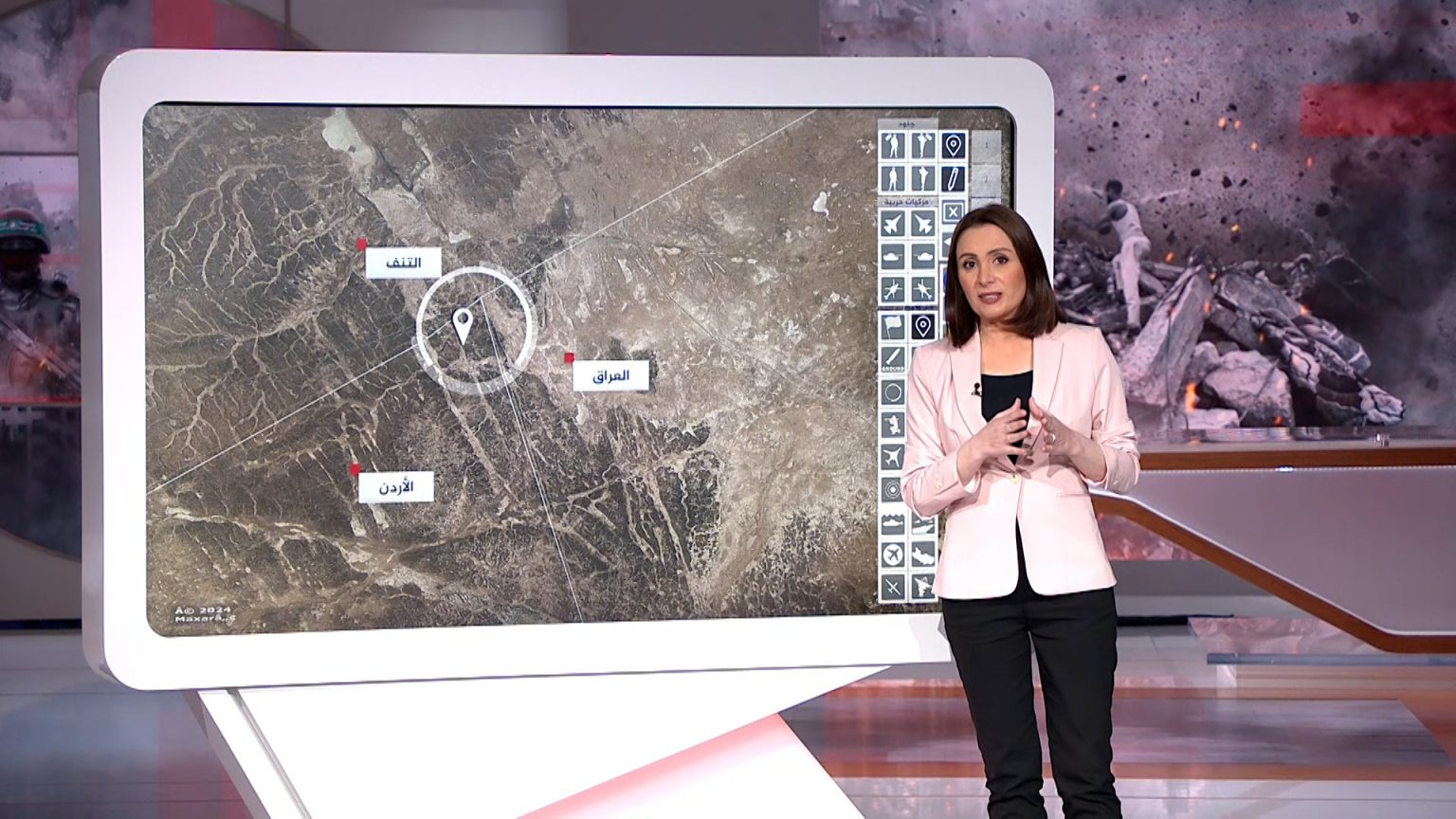 “خريطة تفاعلية”.. أين وقع الهجوم على القوات الأميركية بالأردن؟