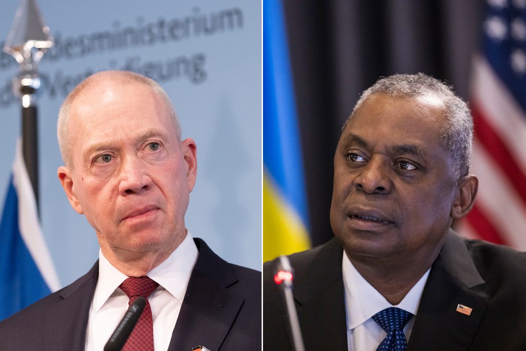 أوستن وغالانت يبحثان خفض العمليات العسكرية بغزة