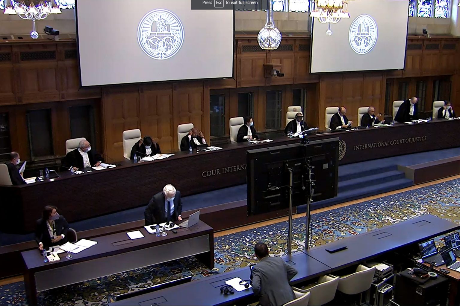 العدل الدولية تستمع لمرافعات تتعلق باحتلال إسرائيل فلسطين