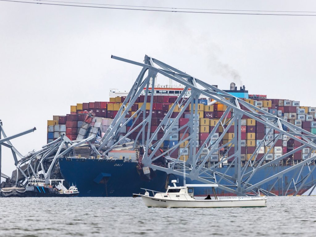 انهيار جسر بالتيمور ينذر بأزمة إمدادات سلعية في الولايات المتحدة