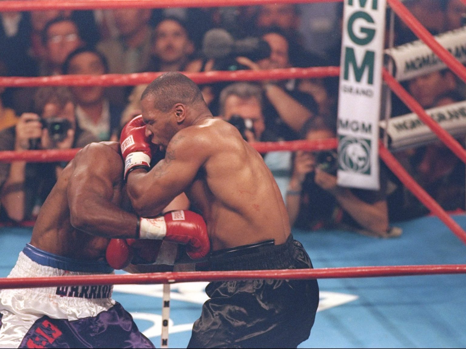 بعد مرور 27 عاما.. تايسون يجني الملايين من حادثة قضم أذن هوليفيلد