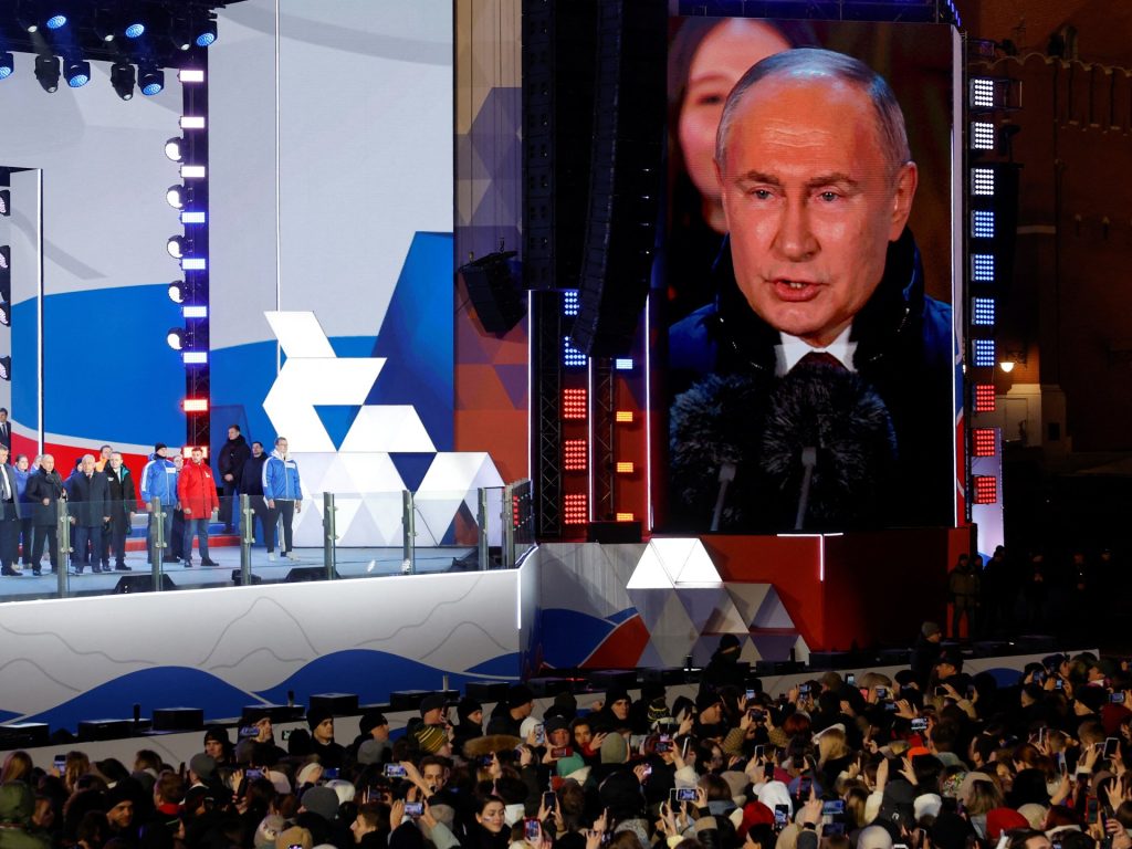 فوز “قياسي” لبوتين والغرب يصفها بالانتخابات غير الشرعية