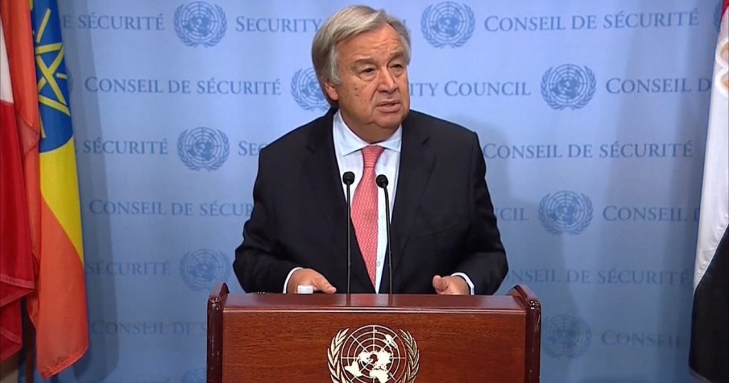 دعا للتحقيق بقتل إسرائيل 4 فلسطينيين عزل.. غوتيريش يزور حدود غزة اليوم