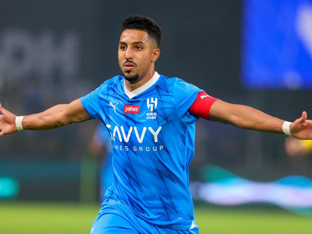 100 هدف لسالم الدوسري مع الهلال والمغربي حمد الله ثاني هدافي الدوري السعودي