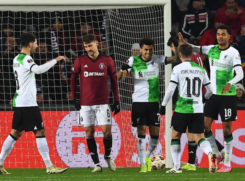 شاهد.. ليفربول يكتسح سبارتا براغ وروما يصعق برايتون في الدوري الأوروبي