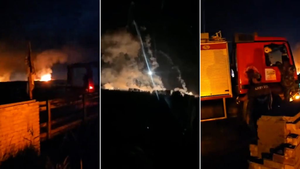 انفجارات وإصابات جراء هجوم مجهول على قاعدة للحشد الشعبي جنوب بغداد