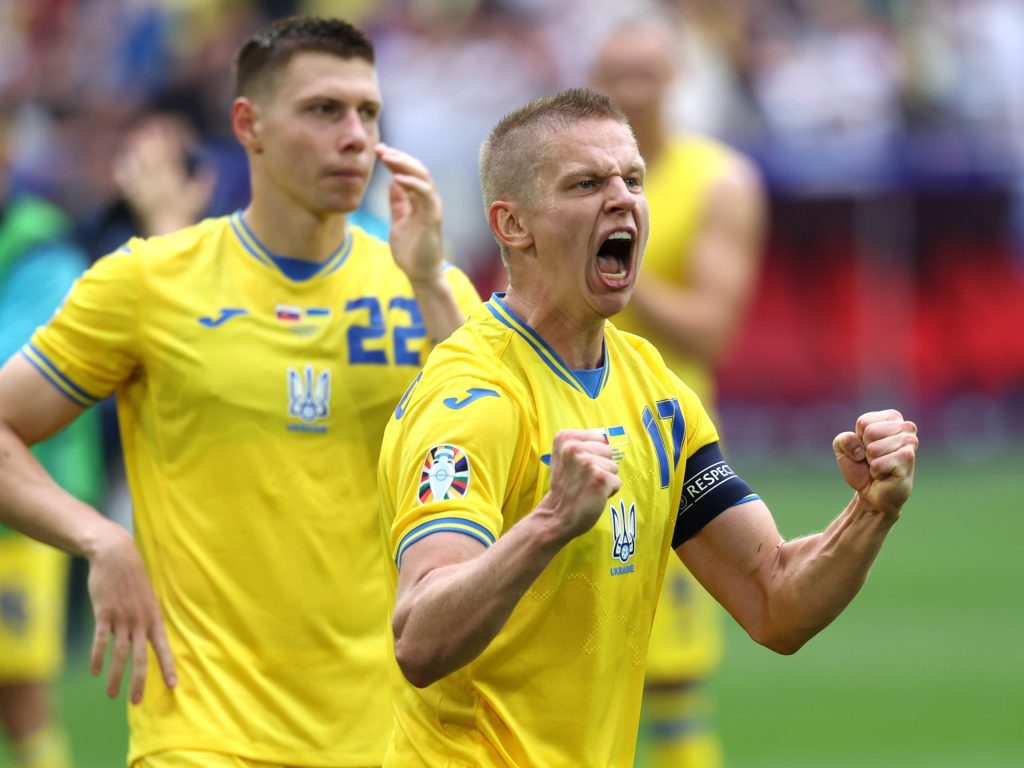 أوكرانيا تقلب تأخرها وتفوز على سلوفاكيا في يورو 2024