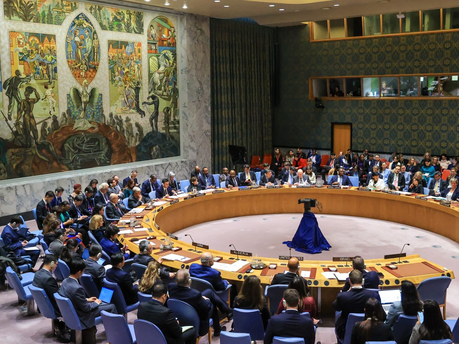 خلاف روسي صيني مع أميركا على مسودة قرار بمجلس الأمن بشأن غزة