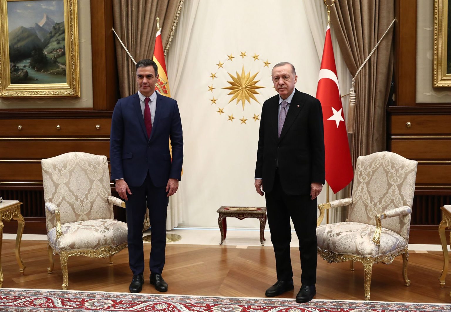 أردوغان يزور إسبانيا لأول مرة بعد اعترافها بفلسطين