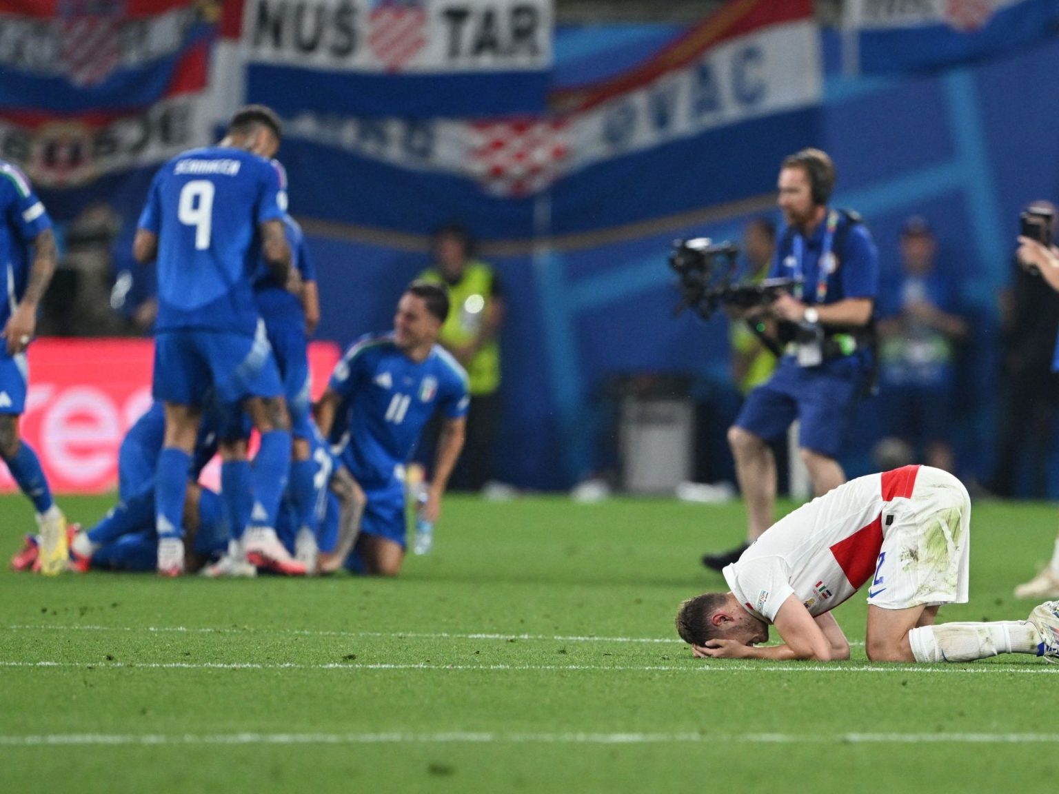 شاهد.. إيطاليا تصعق كرواتيا وتتأهل لثمن نهائي يورو 2024 وإسبانيا تحقق العلامة الكاملة