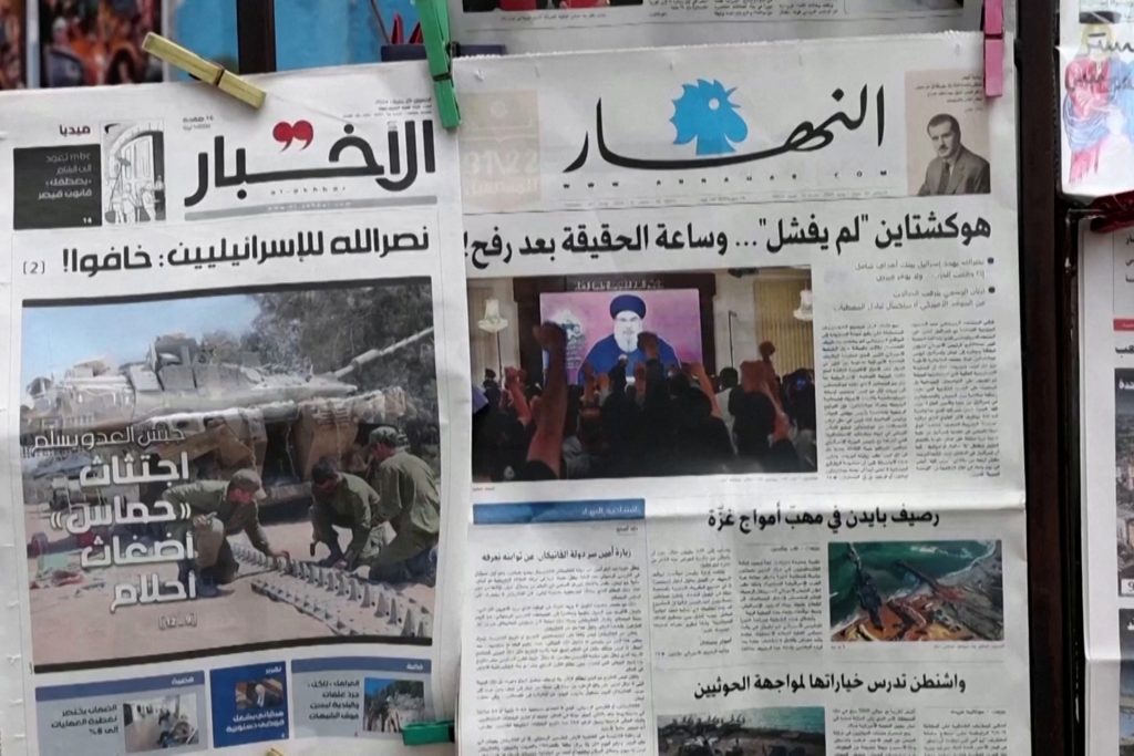 كيف يتناول الإعلام اللبناني احتمالات الحرب بين حزب الله وإسرائيل؟