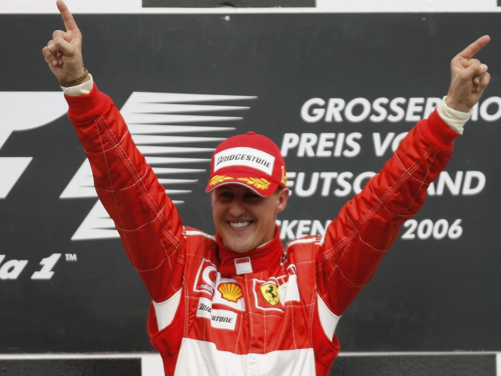 أول ظهور علني لمايكل شوماخر منذ 11 عاما