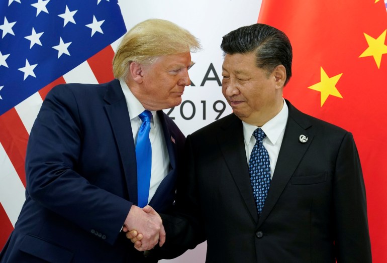 Trump meets Xi at the G20 leaders summit in Osaka, Japan