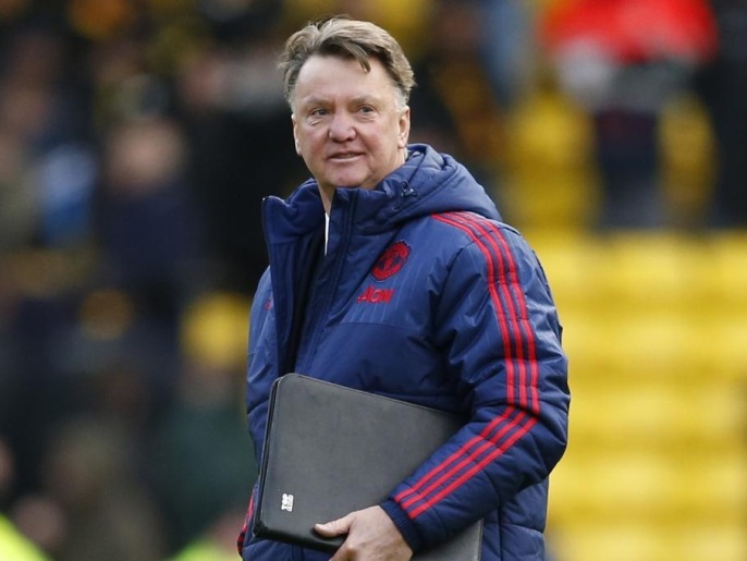 Football - Watford v Manchester United - Barclays Premier League - Vicarage Road - 21/11/15 Manchester United manager Louis Van Gaal at the end of the match Action Images via Reuters / John Sibley Livepic EDITORIAL USE ONLY. No use with unauthorized audio, video, data, fixture lists, club/league logos or "live" services. Online in-match use limited to 45 images, no video emulation. No use in betting, games or single club/league/player publications. Please contact your account representative for further details.