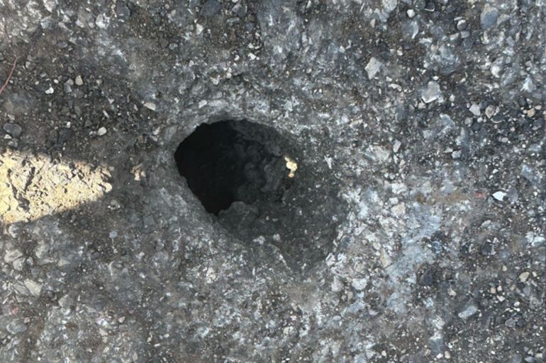 أثر القذيفة