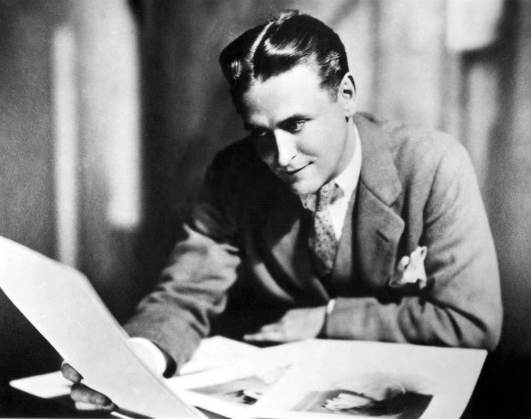 F. SCOTT FITZGERALD in the late 1920,s.