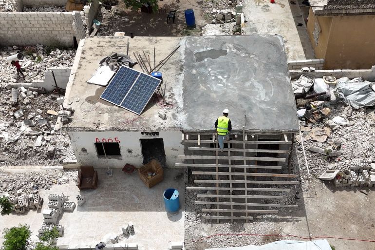 إعادة أعمار بيوت المهجرين بدعم من قطر الخيرية