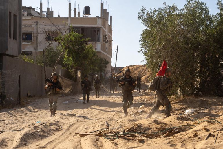 فريق القتال التابع للواء "كفير"، تحت قيادة "الفرقة 36"، انضم إلى القتال في منطقة خانيونس، وذلك في إطار عملية "عربات جدعون". (جميع الصور تصوير المتحدث باسم الجيش الإسرائيلي التي عممها للاستعمال الحر لوسائل الإعلام)