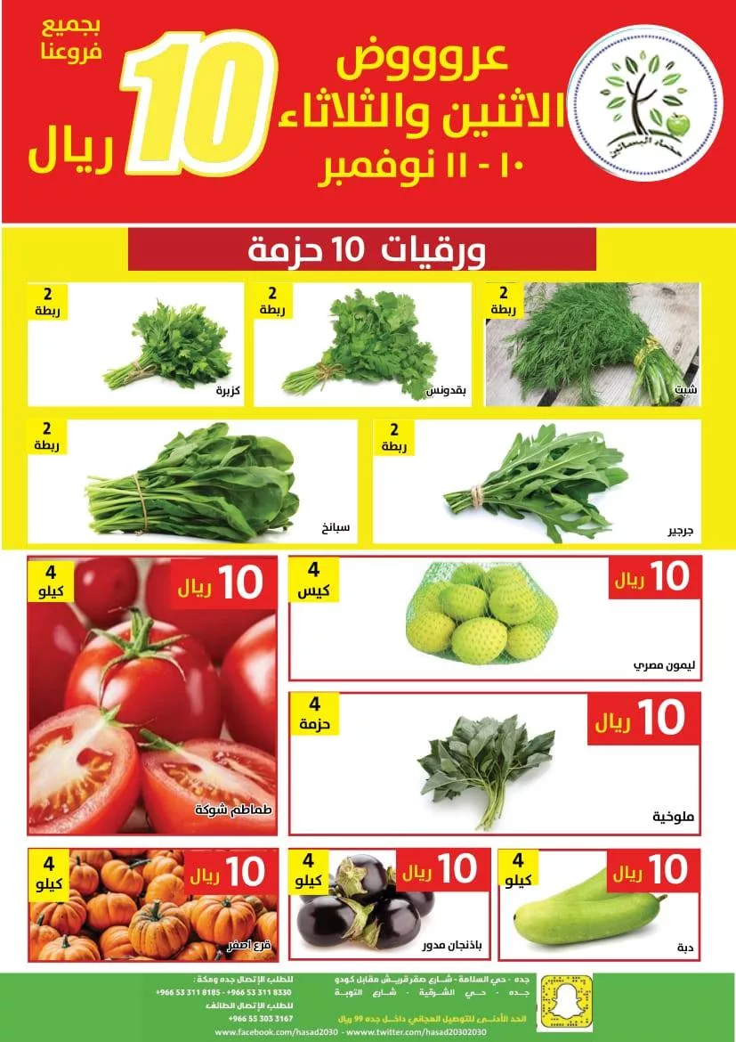 578635515 1164922819079738 7434242661240626373 n - عروض مؤسسة حصاد البساتين الطازج الاثنين 10-11-2025 لمدة يومان