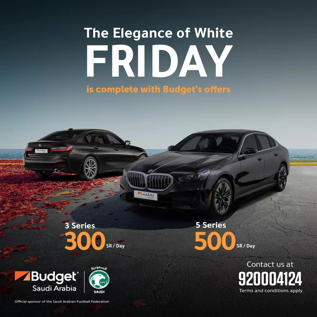 BudgetSaudi 1993678919665438961 02 - عروض بدجت لتأجير السيارات للجمعة البيضاء من 27 حتى 29 ديسمبر 2025