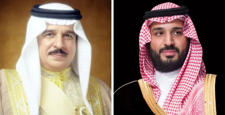 ولي العهد السعودي يتلقى رسالة من ملك البحرين