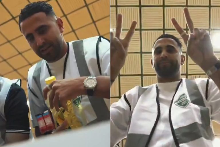 بالفيديو.. محرز يشارك نجوم الأهلي السعودي تجهيز سلال رمضان