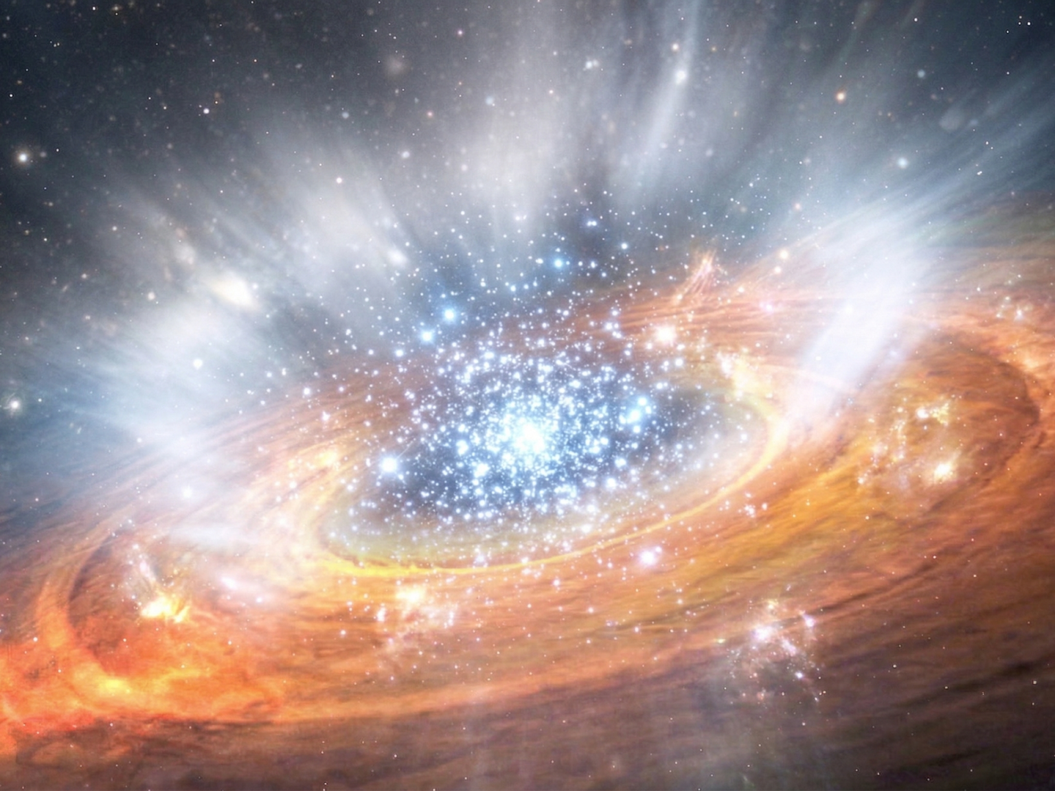 اكتشاف علمي جديد.. رياح في مجرة فضائية سرعتها 3 ملايين كليومتر في الساعة